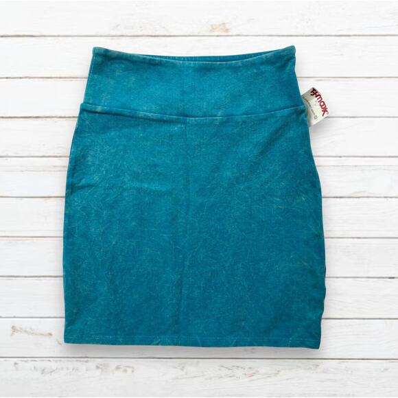 American Eagle Outfitters Mini Skirt Fitted Teal Size XXS - Picture 1 of 4